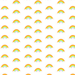 Rainbow Weather icon pattern  design elements illustration.