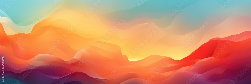 Poster abstract blurred gradient background colors with dynamic effect