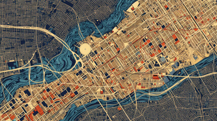 Map of Washington DC, HD, Background Wallpaper, Desktop Wallpaper