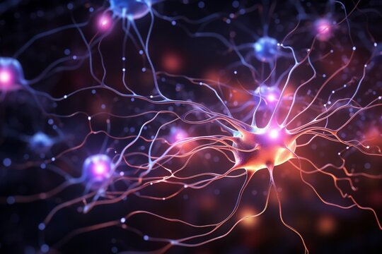 Glowing Interconnected Brains with Abstract Wiring Showcase the Brain's Astounding Capacity for Lifelong Neural Reorganization. Generative AI