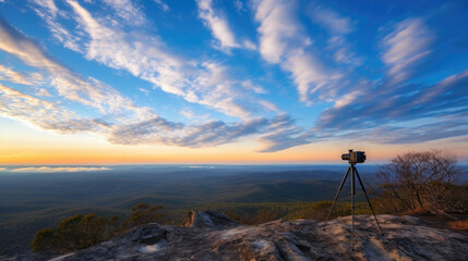 Imagine a picturesque scene under a pale blue sky, HD, Background Wallpaper, Desktop Wallpaper