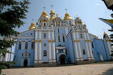 St. Michael's Golden-Domed Monastery - luxury church complex. Kyiv, Ukraine