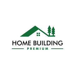 Home building, house and residential logo design vector