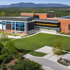 223 A sustainable educational center with eco-friendly classrooms, renewable energy systems, and experiential learning programs, nurturing a love for the environment in students2, Generative AI