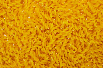 Fusilli spaghetti pattern background. Fusilli background