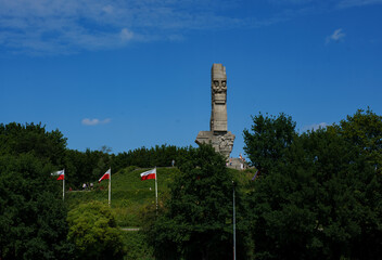 Westerplatte pomnik  - obrazy, fototapety, plakaty