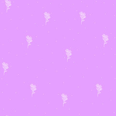 tender abstract flowers seamless pattern.Botanical illustration for home decor, interior design, wallpaper, kids fashion, print for cover design,packaging paper on pink background