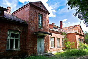 Old red brick building
