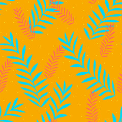 Hawaiian Aloha Shirt seamless background pattern,bright illustration for textile,fashion design,summer accessories,home interior decoration,spring floral wallpaper,cover design,botanical print