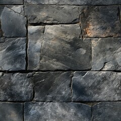 Seamless Rock Texture Wall Background.