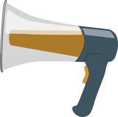 Megaphone speaker illustration 