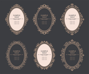 アンティーク　ビンテージ　フレーム飾り枠
