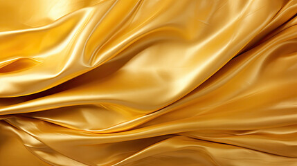 Elegant luxury gold silk satin background