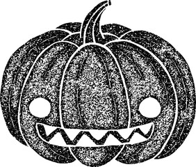 pumpkin head23 stamp clipart  for halloween party celebration and decoration