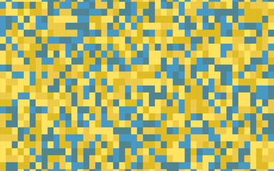 Abstract pixel pattern with vibrant colors and geometric shapes. Modern, minimalistic design for versatile use in various creative projects.Trendy and eye-catching, perfect for digital art, background