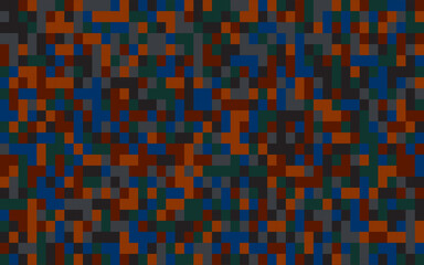 Abstract pixel pattern with vibrant colors and geometric shapes. Modern, minimalistic design for versatile use in various creative projects.Trendy and eye-catching, perfect for digital art, background