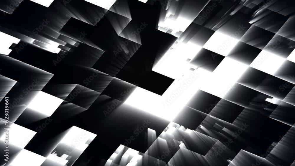 Poster abstract pattern, seamless mosaic background. abstract technology background, computer generated ima