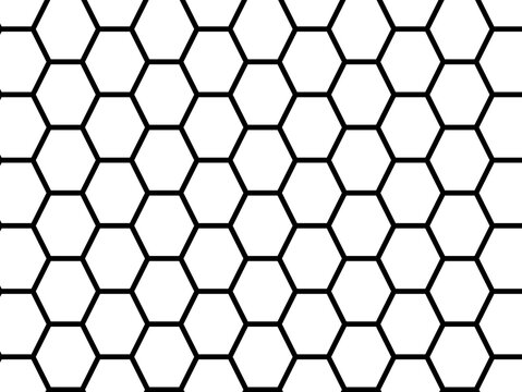 hexagon seamless pattern background and texture wallpaper © Nuwirana