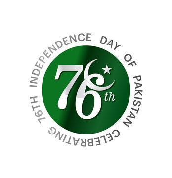 14 August Happy Independence Day Pakistan, Celebrating 76th year pakistan anniversary. 