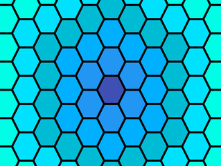 hexagon seamless pattern background and texture wallpaper 