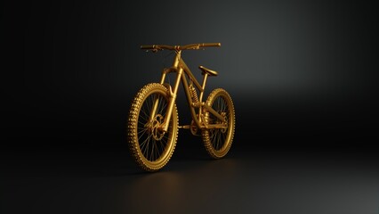 Bike modern 3d illustration. Concept art