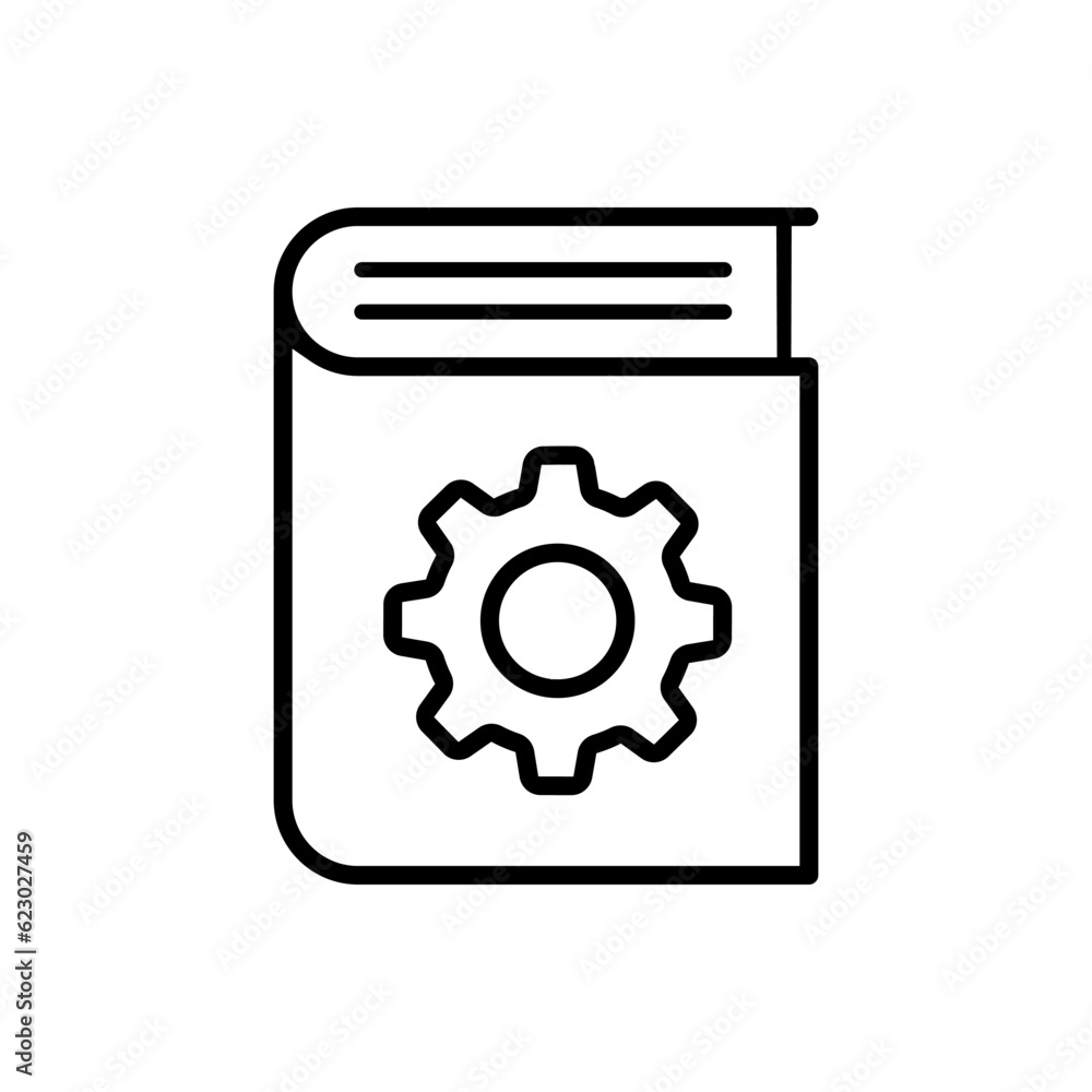 Poster document vector icon. technical documentation illustration sign. manual symbol.