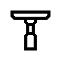 squeegee line icon