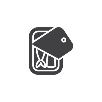 recommend clip art: Canned fish vector icon