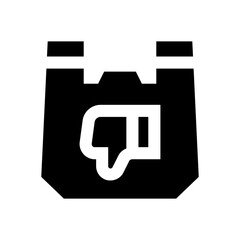 thumb up glyph icon