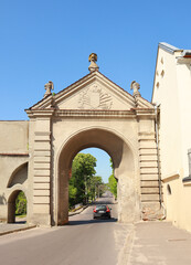 Fototapeta na wymiar Zvirynetska gate in Zhovkva, Ukraine