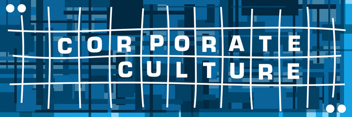 Corporate Culture Blue Squares Texture Lines Boxes Text 