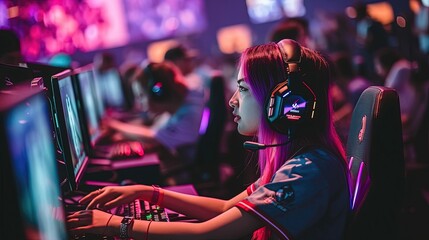 Impact of esports on the gaming industry, reshaping the landscape of interactive entertainment. Discover how esports has turned video games into a spectator sport. Generated by AI.