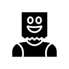 anonymous man glyph icon