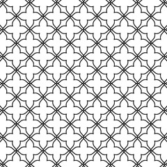 Traditional Middle Eastern Pattern. Black And White Arabic Pattern