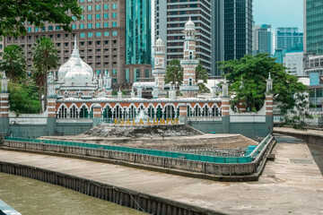 mosquée islamic de la riviere de la vie à kuala lumpur, Malaysie