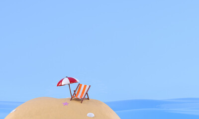Fototapeta premium Desert Island