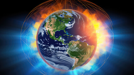 Planet Earth hazard ozone global warming environmental problems