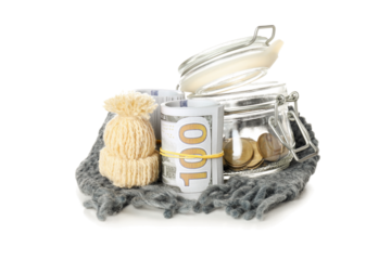 PNG,concept of payment for heating, isolated on white background