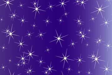 Abstract pastel purple background with randomly scattered shiny stars	