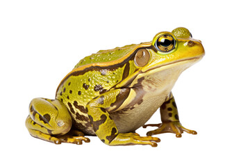 A frog, isolated, white background, generative ai