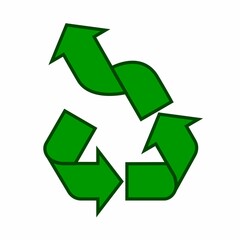 The recycling-symbols are recycling, upcycling and downcycling