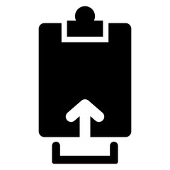 Obraz premium Document file upload icon