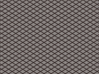 Fototapeta premium 和柄 入子菱 モノクロ