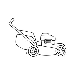 Vector hand drawn mover outline doodle icon. Mover sketch illustration for print, web, mobile and infographics isolated on white background