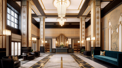 Fototapeta premium Hotel reception