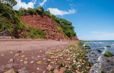 Ness Cove beach Great Britain
