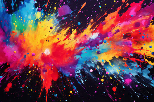paint splatter wallpaper 4k