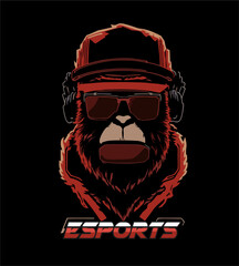gaming chimpanzee logo