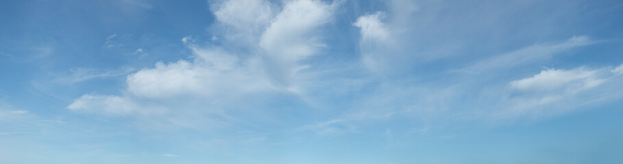 Blue cloudy sky in Australia winter sunny day
