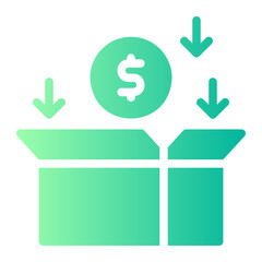 money gradient icon